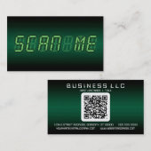 SCAN ME : digitale uitlezing Visitekaartje (Voorkant / Achterkant)