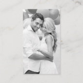 Scan Me Huwelijks RSVP QR Code Foto Informatiekaartje (Achterkant)