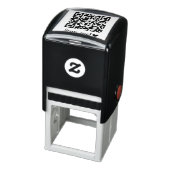 Scan me! Je QR-code horen Zelfinktende Stempel (Product)
