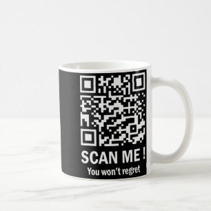 Scan Me Je Zult Het Niet Berouwen Grappige Qr Trum Koffiemok
