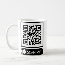 Scan me Marketing QR Code Koffiemok
