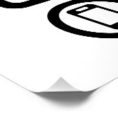 Scan me Marketing QR Code Perfect Poster (Hoek)