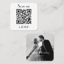 Scan me naar RSVP Wedding QR Code Foto Reactie