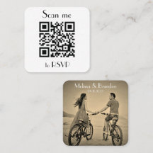 Scan me naar RSVP Wedding QR Code Foto Reactie