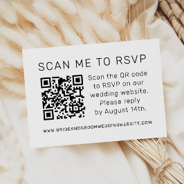 Scan me naar RSVP Wedding QR Code RSVP Visitekaartje
