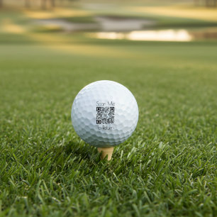 Scan me om QR-code terug te sturen Golfballen