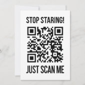 Scan me QR-code: kies elke dag vriendelijkheid Kaart (Voorkant)