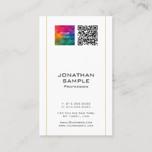 Scan me QR Code Upload Uw Bedrijf Logo naar Visitekaartje