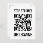 Scan me QR-code voor een Motivatie boost Briefkaart (Voorkant / Achterkant)