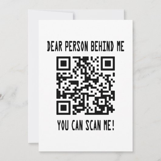 Scan me QR-code voor een Motivatie boost Kaart (Voorkant)