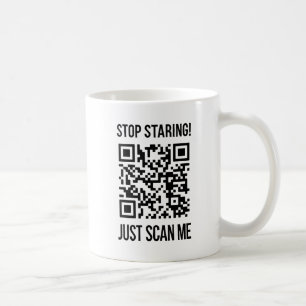 Scan me QR-code voor een Motivatie boost Koffiemok