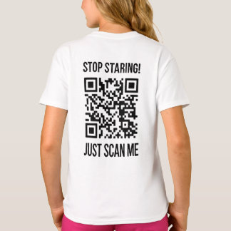 Scan me QR-code voor een Motivatie boost T-shirt