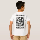 Scan me QR-code voor een Motivatie boost T-shirt (Achterkant volledig)