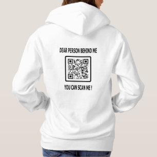 Scan me QR-code voor Inspirerend prijsopgave Hoodie