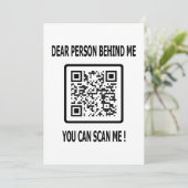 Scan me QR-code voor Inspirerend prijsopgave Kaart (Staand voorkant)