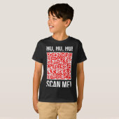 Scan Me! Qr Scan Me Joke Funny Santa Merry Christm T-shirt (Voorkant volledig)