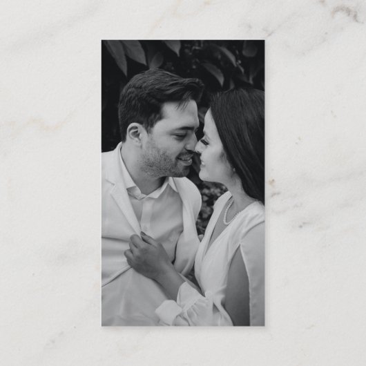 Scan me RSVP bruiloft QR Code RSVP Informatiekaartje (Achterkant)