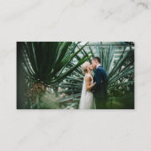 Scan me RSVP Emerald Green Gold Wedding QR Code Informatiekaartje (Achterkant)