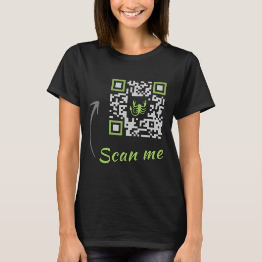 Scan me t-shirt (Voorkant)
