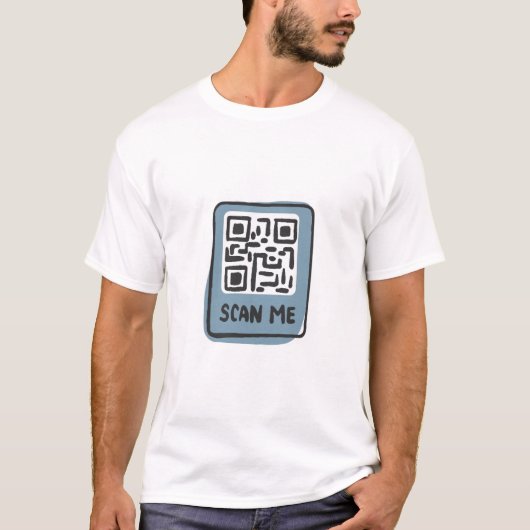 scan me t-shirt (Voorkant)