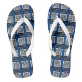 Scan me voor berouw QR code DB all-over Teenslippers (Voetbed)