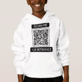 Scan me voor berouw QR code jongen (Voorkant)