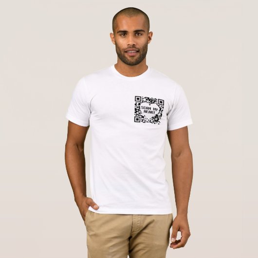 Scan mijn Hart T-shirt (Voorkant volledig)