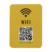 Scan om M Gold WiFi-magneet met QR-code te verbind Magneet (Verticaal)