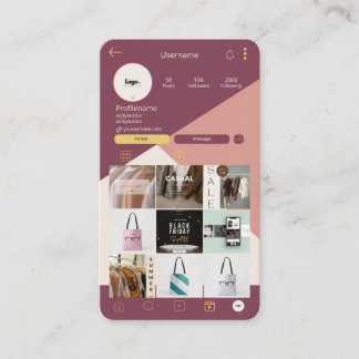 Scan om QR Code Logo Insta Visitekaartje aan te sl