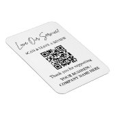 Scan om QR-code-magneet voor bedrijfsrecensies te Magneet (Rechterzijde)