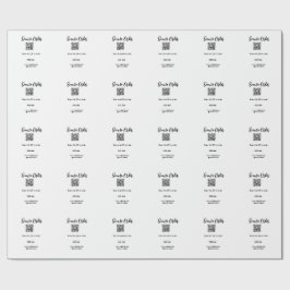 Scan om QR-code te bestellen, voeg website e-mail  Cadeaupapier