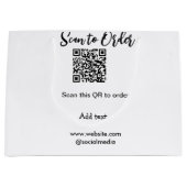 Scan om QR-code te bestellen, website e-mail toevo Groot Cadeauzakje (Voorkant)