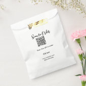 Scan om QR-code te bestellen website e-mail toevoe Bedankzakje (Gezegeld)