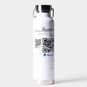 Scan om QR-code te betalen PayPal Venmo voeg uw we Waterfles