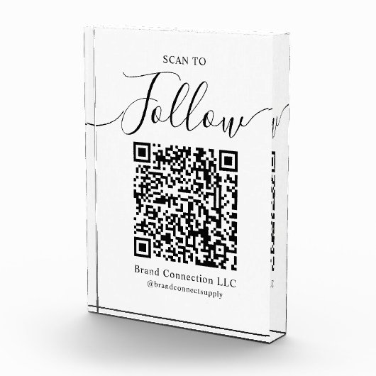 Scan om QR-code te volgen Bedrijfsnaam Fotoblokken (Rechts)