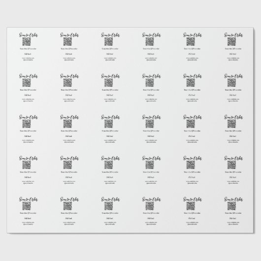 Scan om QR-code toe te voegen aan website e-mail Cadeaupapier (Vlak)