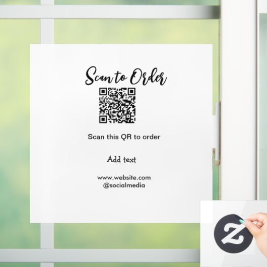 Scan om QR-code toe te voegen aan website e-mail Raamsticker (Huis)
