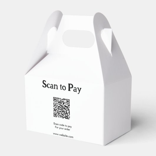 Scan om QR-code voor bestelling te betalen website Bedankdoosjes (Voorkant Zijde)