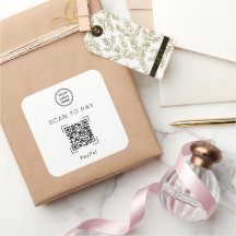 Scan om QR-code zaken te betalen