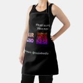 Scan om restaurantmenu hotel QR logo tekst weer te Schort (Insitu)