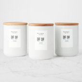 Scan om te betalen q r code paypal venmo voeg uw w voedselcontainer etiket (Flessen)