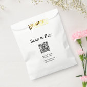 Scan om te betalen voor bestelling QR-code website Bedankzakje (Gezegeld)