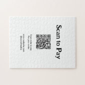 Scan om te betalen voor bestelling QR-code website Legpuzzel (Horizontaal)