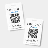Scan om Venmo PayPaL QR-code te betalen Badge (Voor- en achterkant)