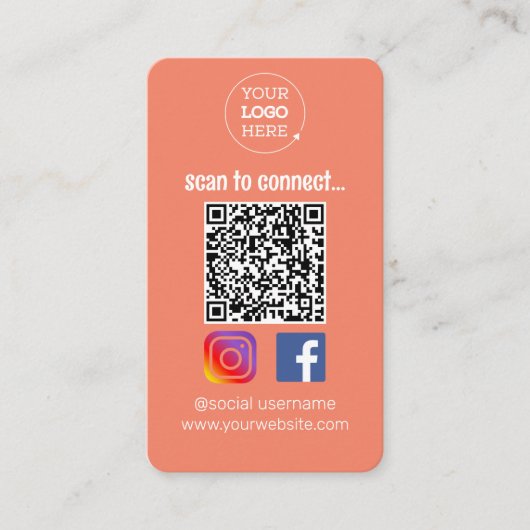 Scan om visitekaartje te verbinden (Voorkant)