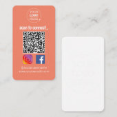 Scan om visitekaartje te verbinden (Voorkant / Achterkant)