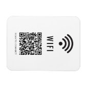 Scan om WiFi-magneet met QR-codeontwerp te verbind Magneet (Horizontaal)