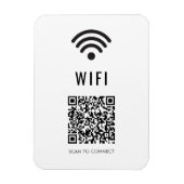 Scan om WiFi-magneet met QR-codeontwerp te verbind Magneet (Verticaal)