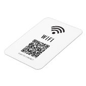 Scan om WiFi-magneet met QR-codeontwerp te verbind Magneet (Linkerzijde)