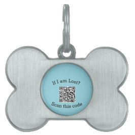 Scan QR-code gevonden heb mij code huisdier Huisdieren Naamplaatje